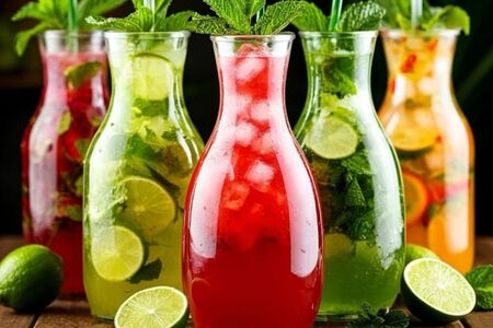 Фирменный безалкогольный мохито Черносмородиновый