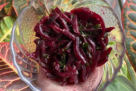 Салат Свекла с укропом