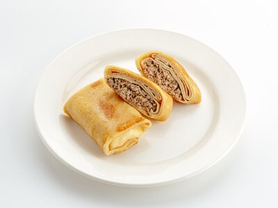 Блины с мясом