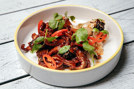 Глазированные свиные уши 