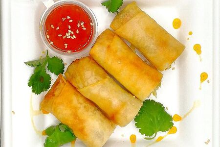 Спринг-ролл с креветками 
