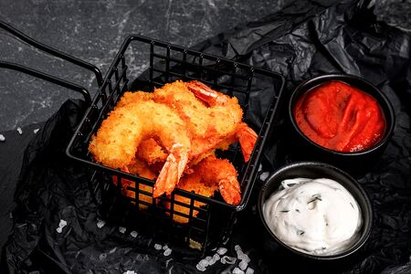 Креветки в темпуре