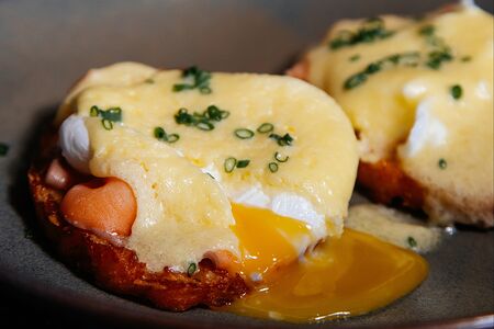 Картофельные драники с лососем