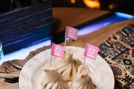 Хинкали свинина кинза