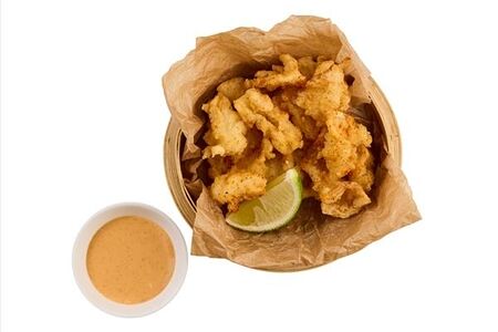 Хрустящие кальмары (100/30/30 гр)