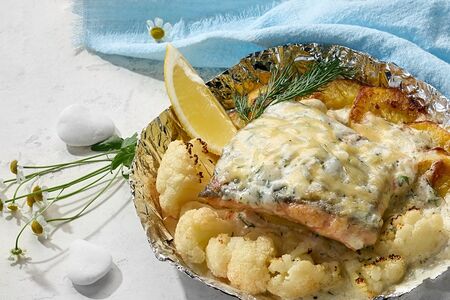 Филе форели в сливочном соусе