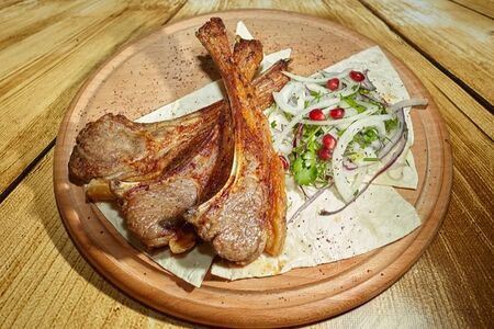 Шашлык из баранины корейка