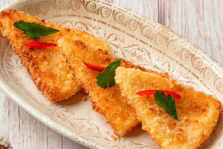 Сыр сулугуни жареный