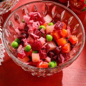 Винегрет с квашеной капустой