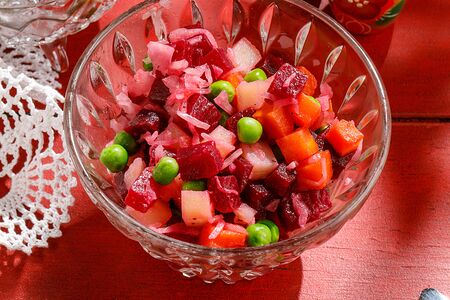 Винегрет с квашеной капустой