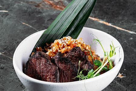 Тяхан с телятиной