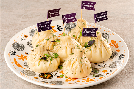 Хинкали с мясом