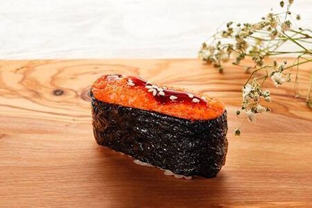 Запеченные суши с креветкой