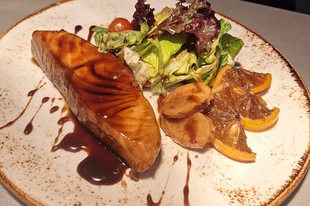 Стейк из лосося 