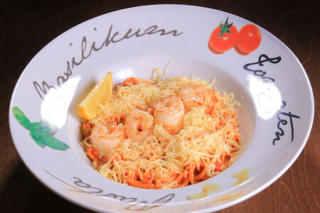 Паста с креветками
