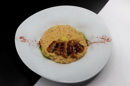 Ризотто с угрем и шафраном