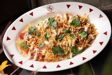 Салат с копченой курицей