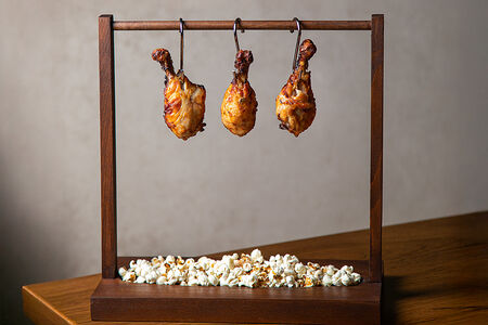 Куриные ножки с попкорном