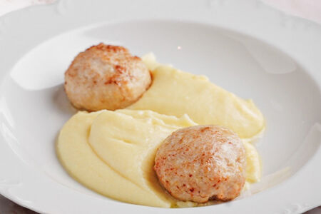 Котлеты из индейки с пюре