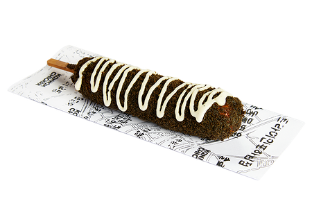 Корн-дог Чесночный в черных сухарях