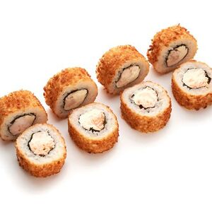 Жареный с крабом