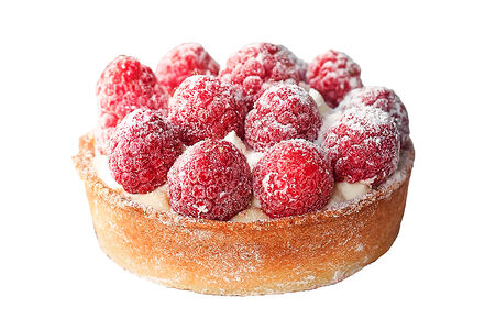 Тарталетка с малиной