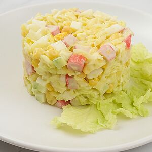 Салат крабовый с пекинской капустой