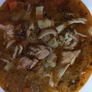 Лагман с курицей