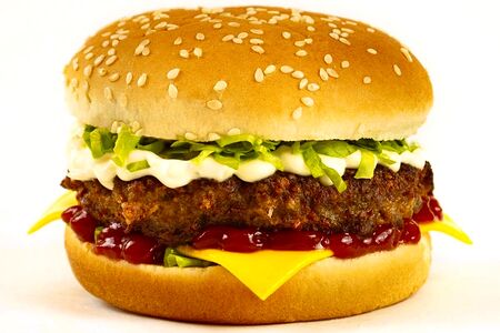 Бургер сыр и говядина