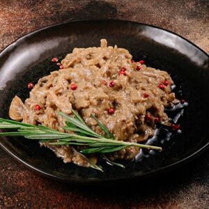 Бефстроганов с грибами