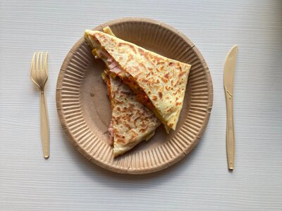 Блин с курицей