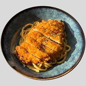 Лапша с курочкой в соусе терияки