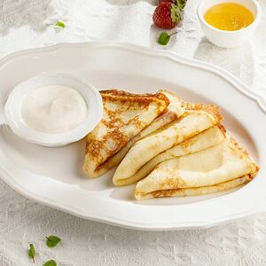 Блины со сметаной 