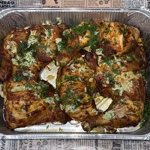 Окорочка, запечённые с чесночком