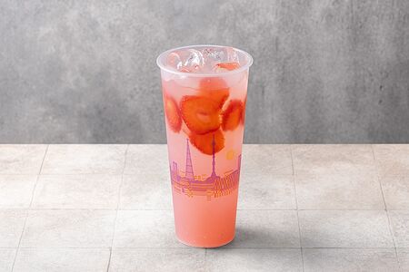 Лимонад грейпфрут-клубника