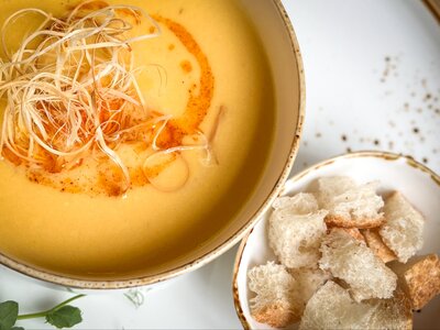 Сырный крем-суп