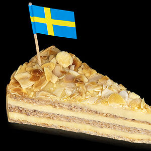 Шведский торт с миндалём