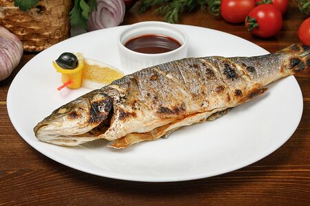 Сибас жареный