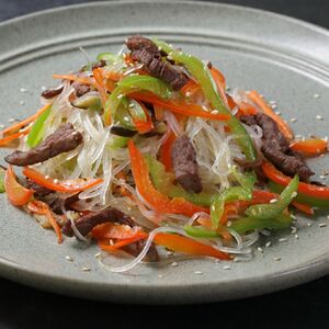 Фунчоза с овощами