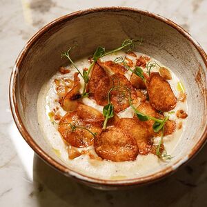 Картофельно-грибной крем-суп