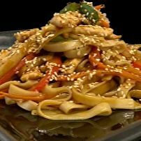 Вок с курицей в устричном соусе