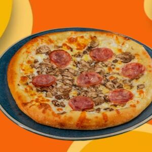 Пицца Ветчина и грибы средняя