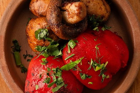 Помидоры на мангале