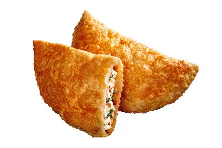 Чебурек с курицей и картофелем