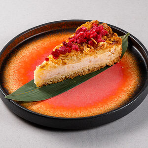 Торт рикота с грушей