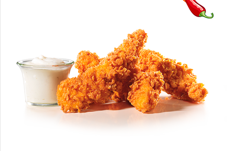 Острые Чикен Тендерс средняя порция