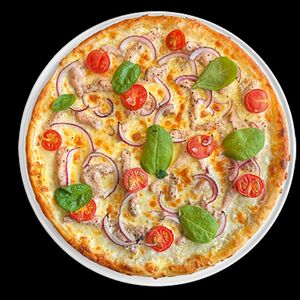 Пицца Каччиаторе на тонком тесте