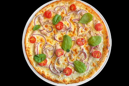 Пицца Каччиаторе на тонком тесте