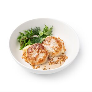 Котлета из индейки с картофельным пюре