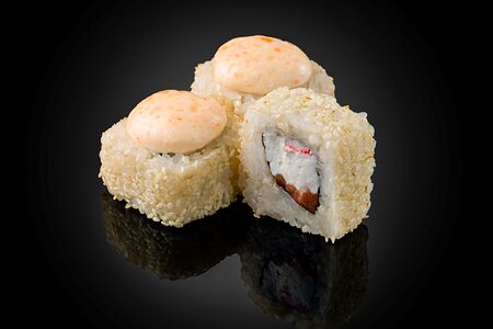 Ролл Сердце Самурая Запеченный